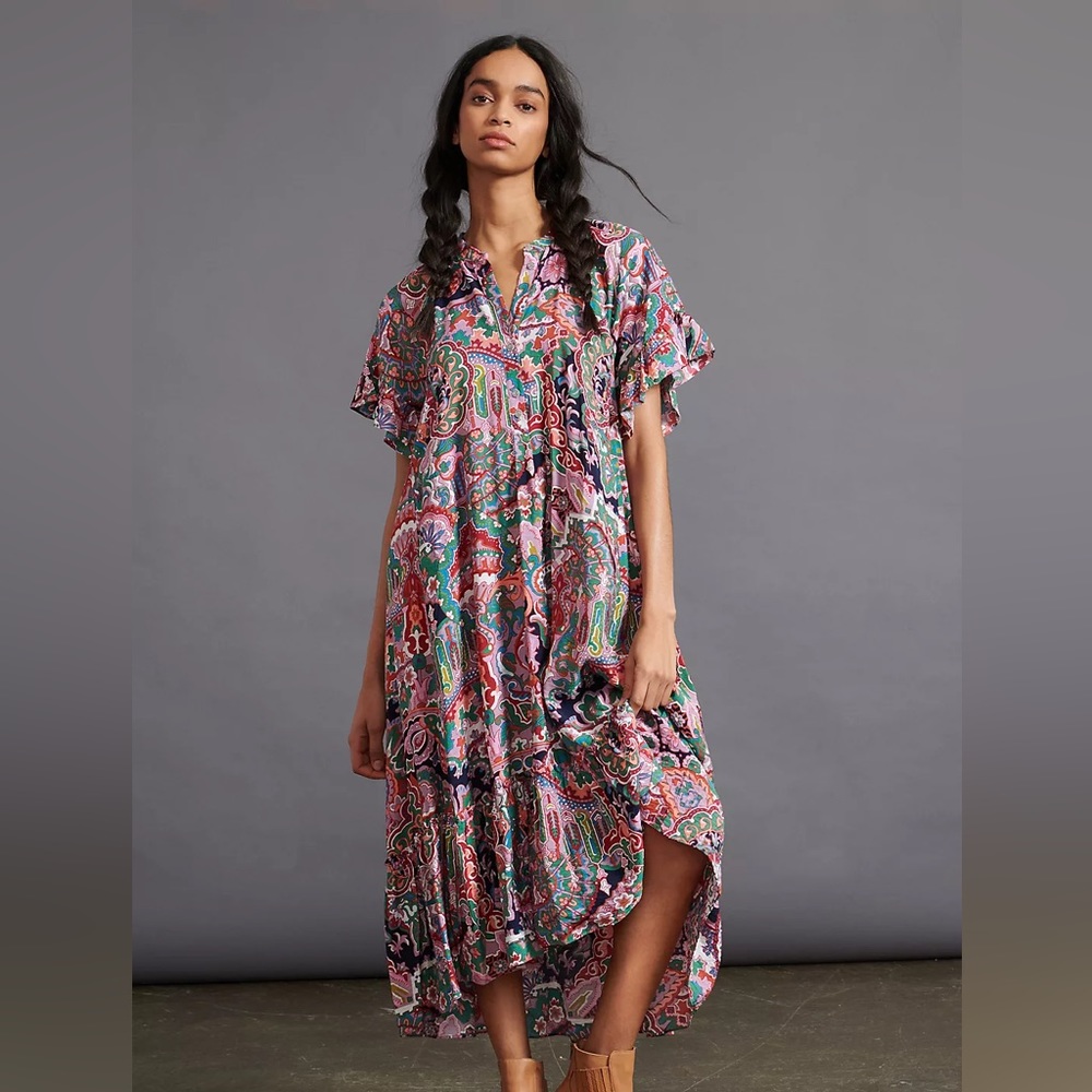 Anthropologie Maeve Antoinette Maxi Dress